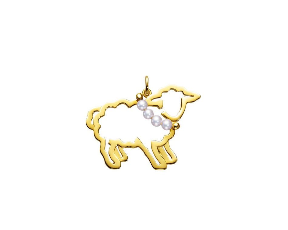 Tasaki pretty in pearls 小羊墜飾emily,NTD21,000。